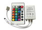 24 Key IR Color Changing Led Controller RGB With Li Battery 3 Channels CE / RoHS supplier